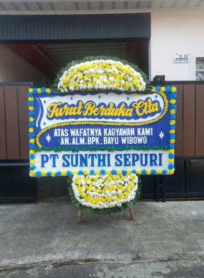 Papan Bunga Duka di Nunbaun Delha